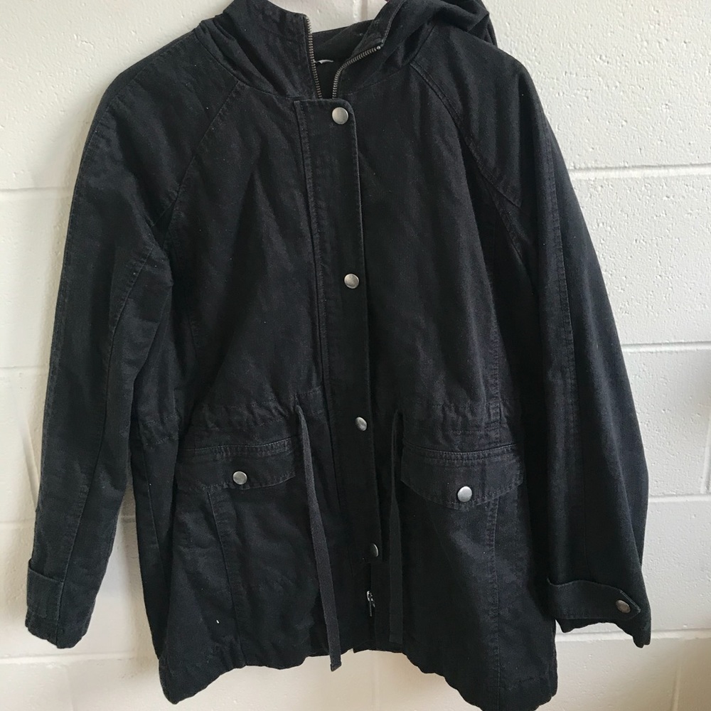 Black utility jacket